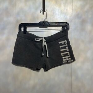 Abercrombie & Fitch Dark Gray Athletic Shorts